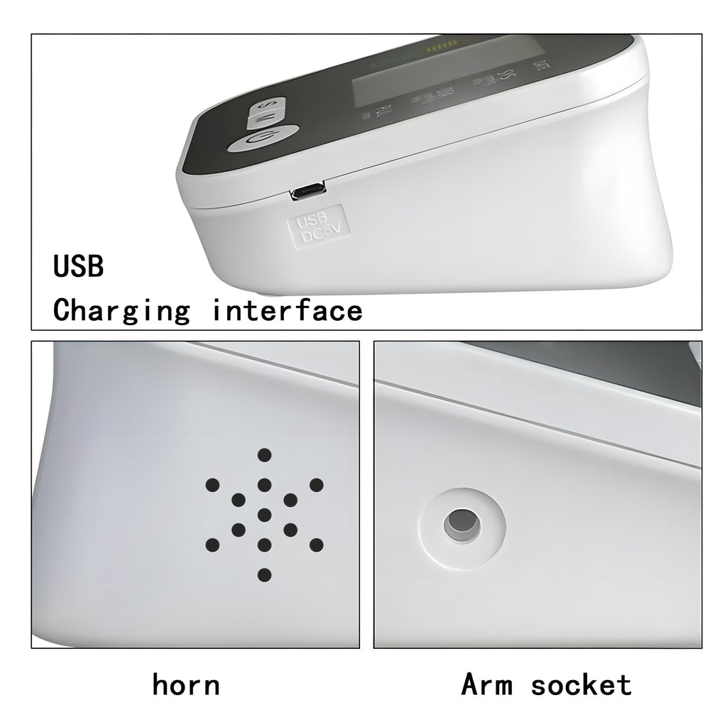2025 Digital Automatic Blood Pressure Monitor – Upper Arm BP Machine with Heart Rate Monitor (UK)