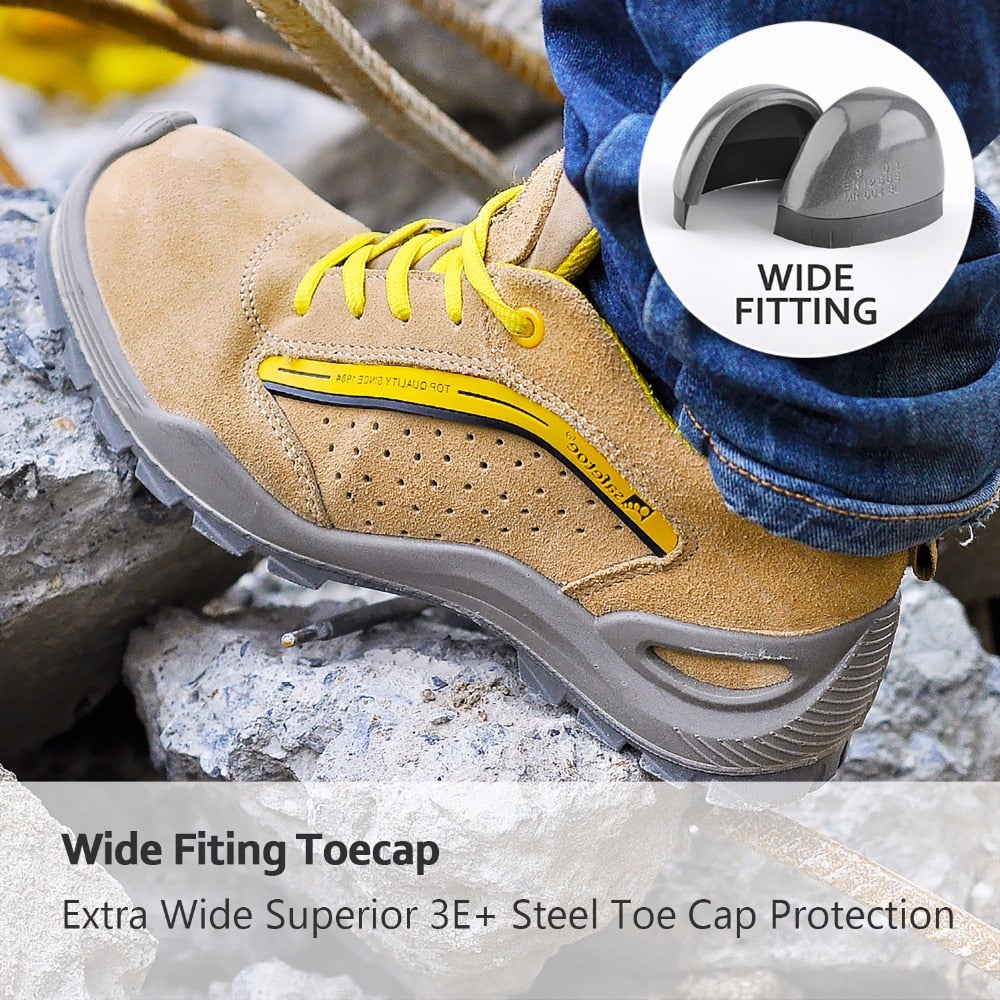 Safety Work Shoes – Cowhide Construction