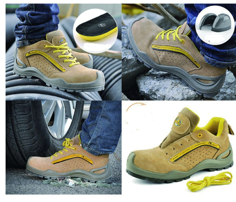 Safety Work Shoes – Cowhide Construction