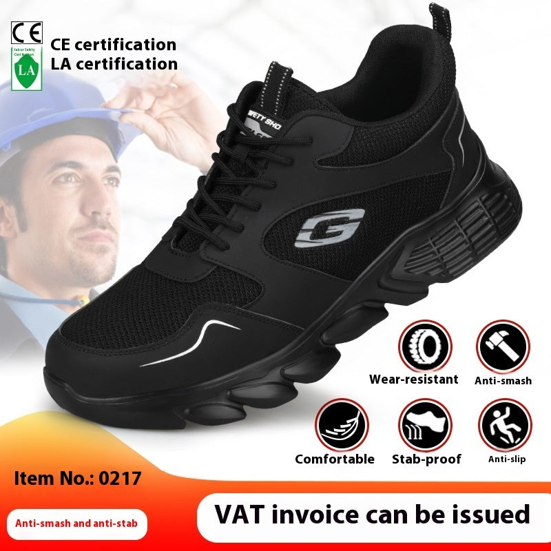 Steel Toe Safety Shoes with Soft Soles