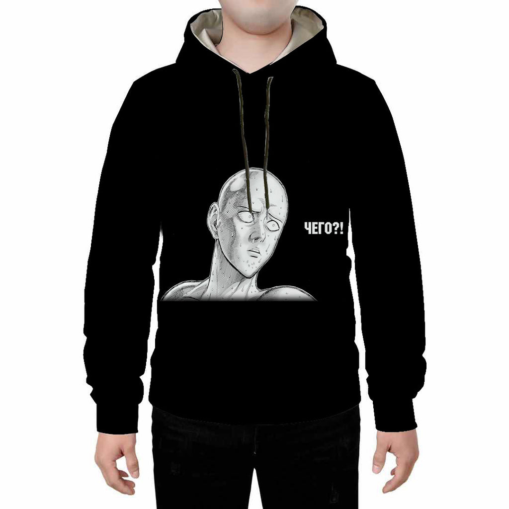 Men’s Tiger Print Digital Hoodie – Long Sleeve Hooded Sweatshirt