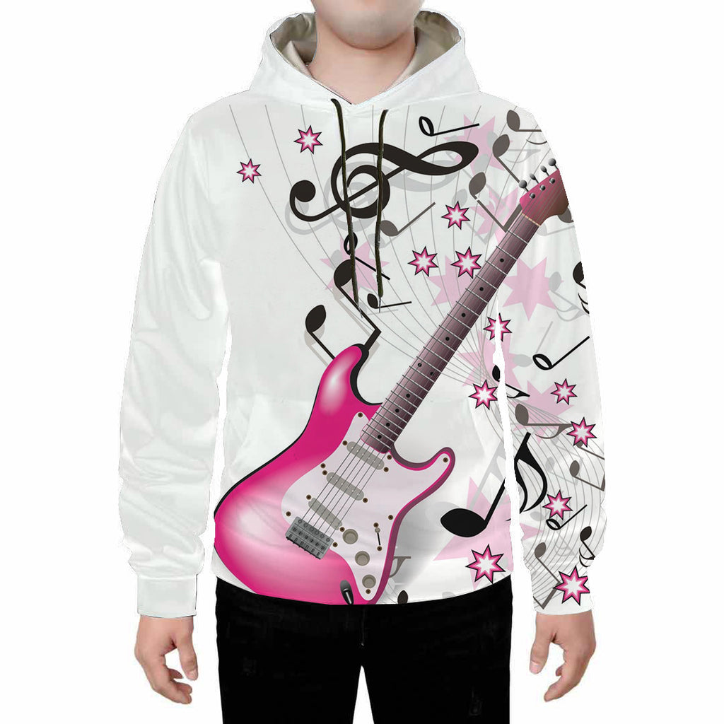 Men’s Tiger Print Digital Hoodie – Long Sleeve Hooded Sweatshirt