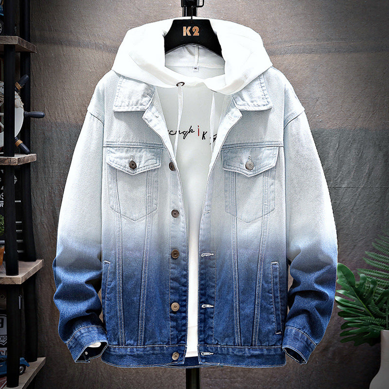 Men's Denim Jacket Loose Casual Jacket