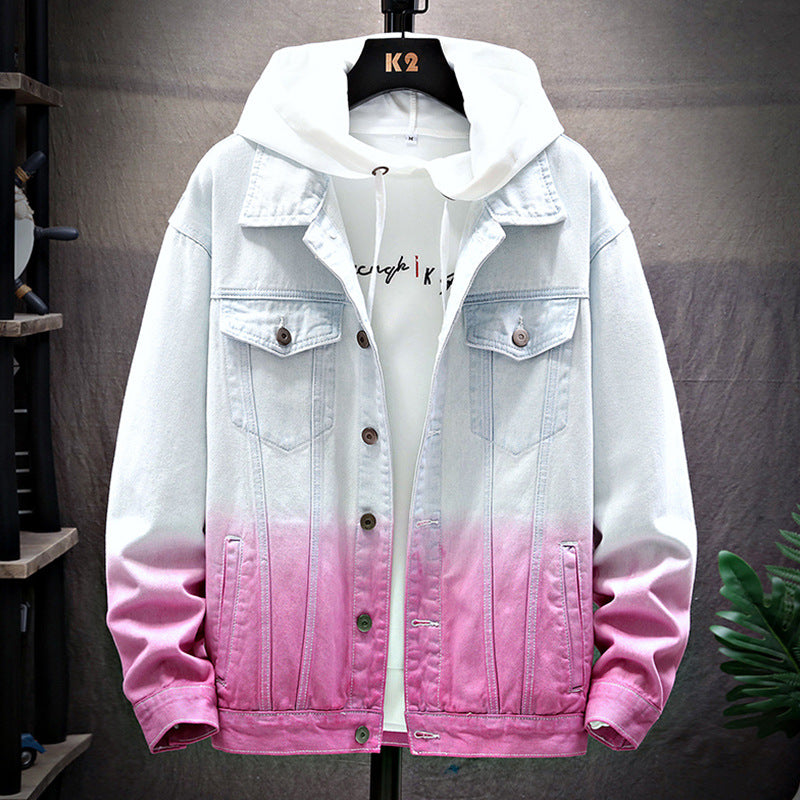 Men's Denim Jacket Loose Casual Jacket