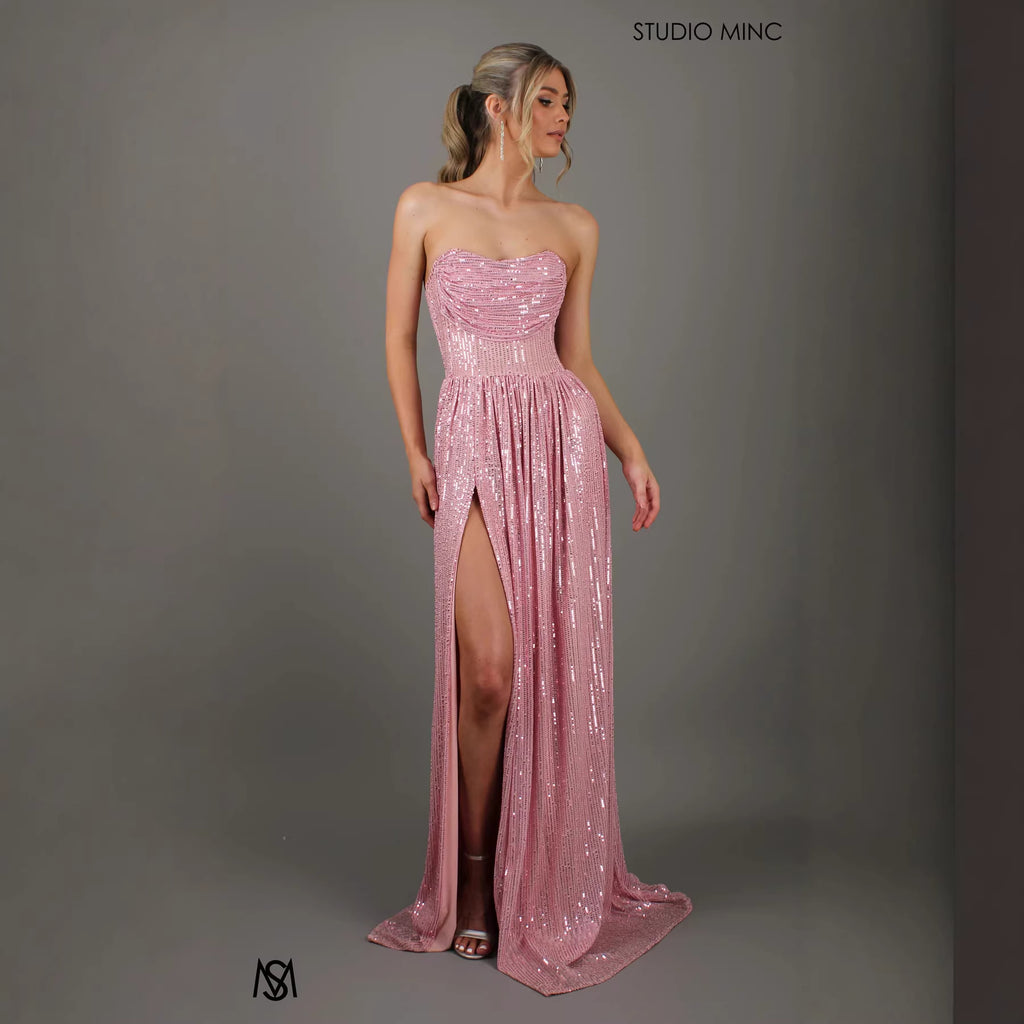 Sequin Maxi Prom Dress