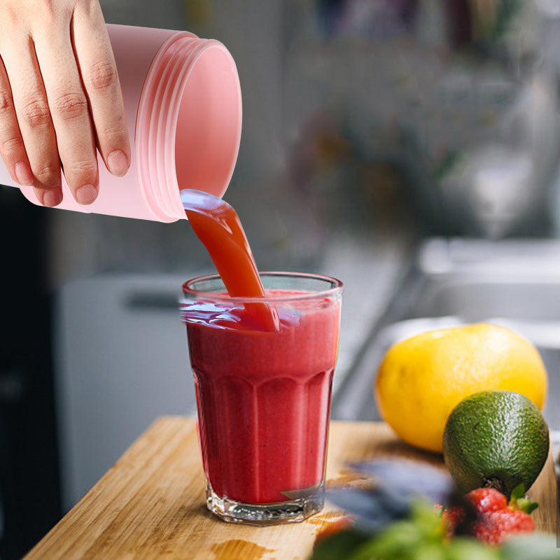 450ML Mini Portable Blender Mixer – USB Rechargeable Smoothie Juicer