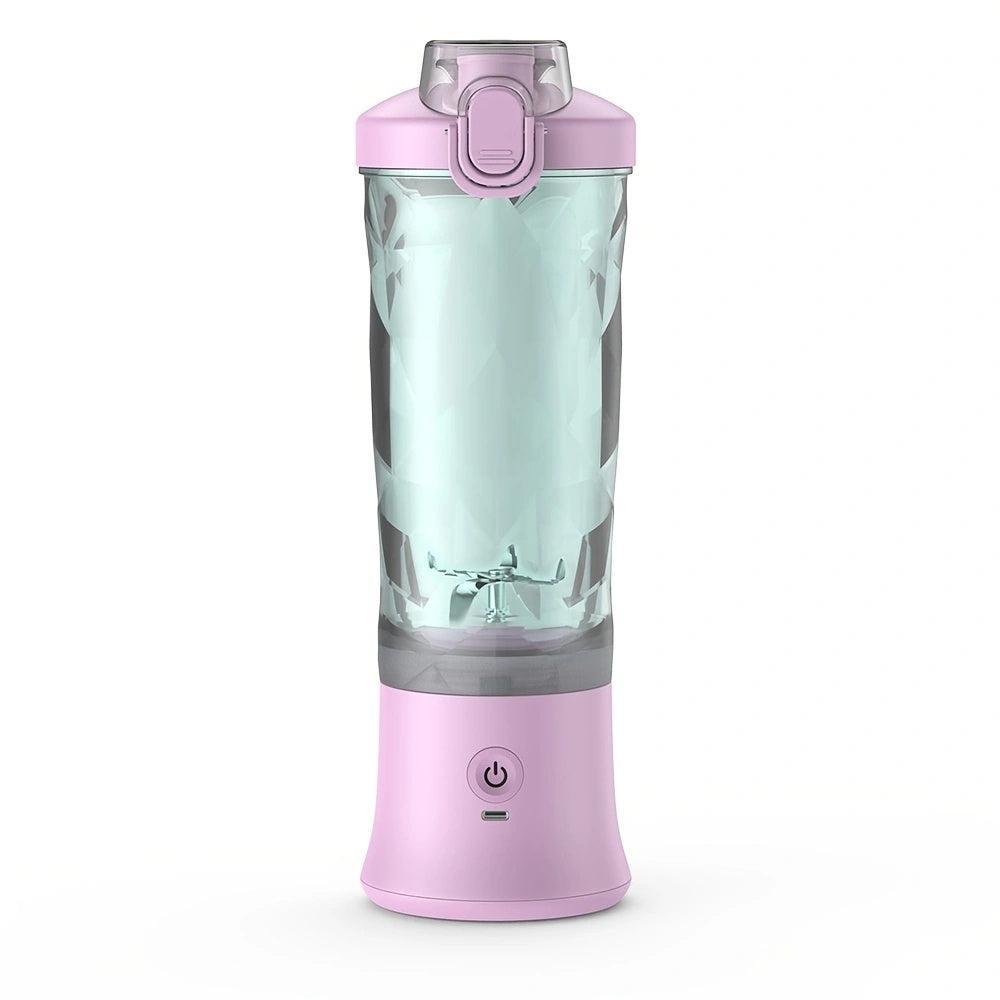 Portable Blender 600ML Electric Juicer – USB Rechargeable Smoothie Mixer