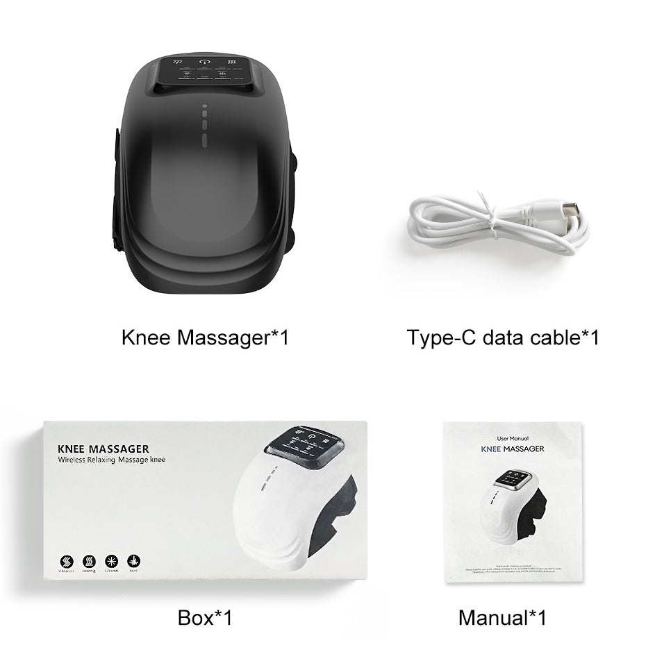 Intelligent Rechargeable Knee Massager with Heating & Vibration