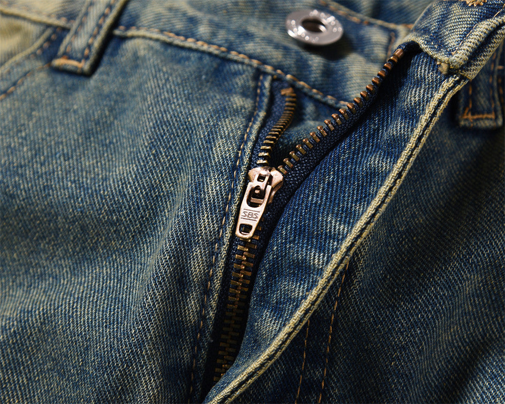 Men's Fashion Pocket Denim Jeans
