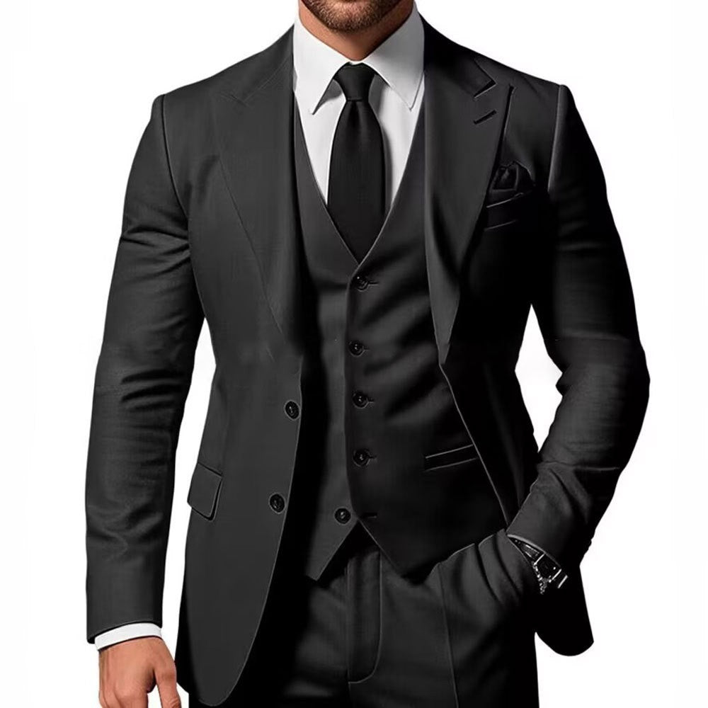 Men’s Three-Piece Business Suit Set