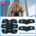 Rechargeable EMS Abdominal Muscle Toning Trainer ABS Stimulator Toner Fitness UK
