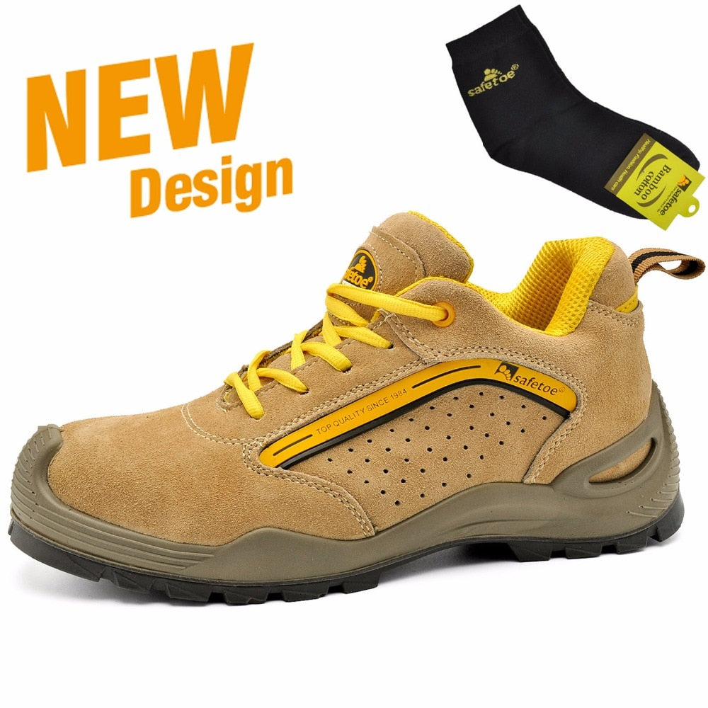 Safety Work Shoes – Cowhide Construction