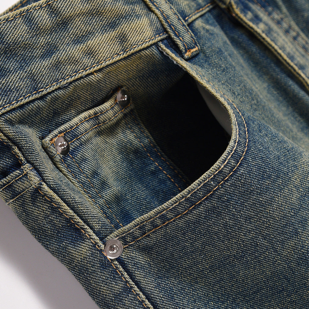 Men's Fashion Pocket Denim Jeans