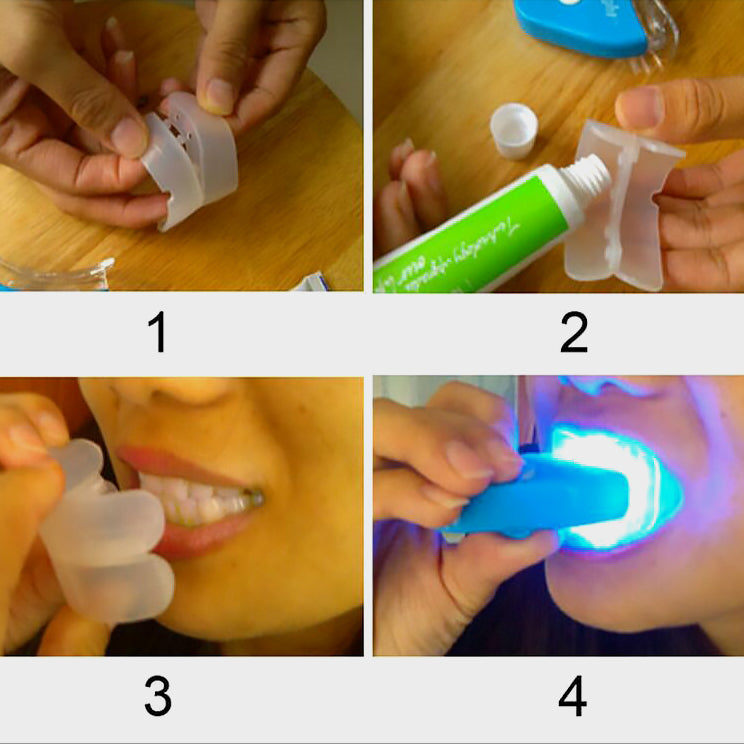 LED Teeth Whitening Kit with Whitening Gel