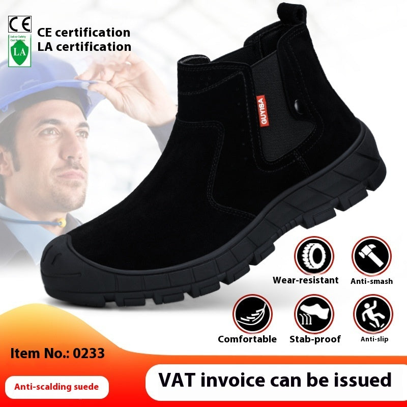 Steel Toe Safety Shoes with Soft Soles