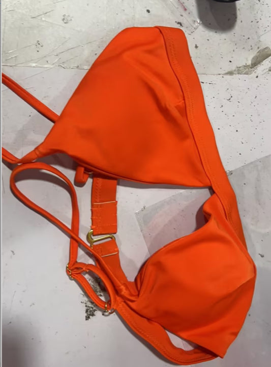 Women's Solid Color Two-Piece Bikini Swimsuit