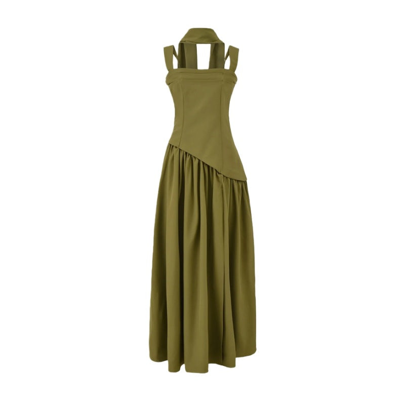 Fashionable And Minimalist Women's Sleeveless Maxi Dress
