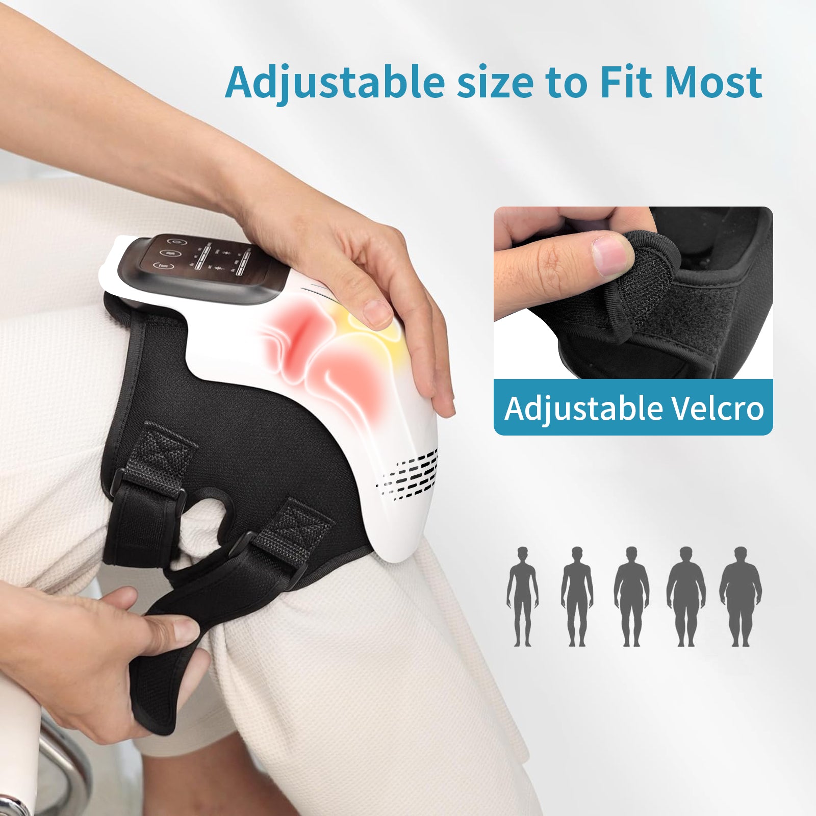 Intelligent Rechargeable Knee Massager with Heating & Vibration