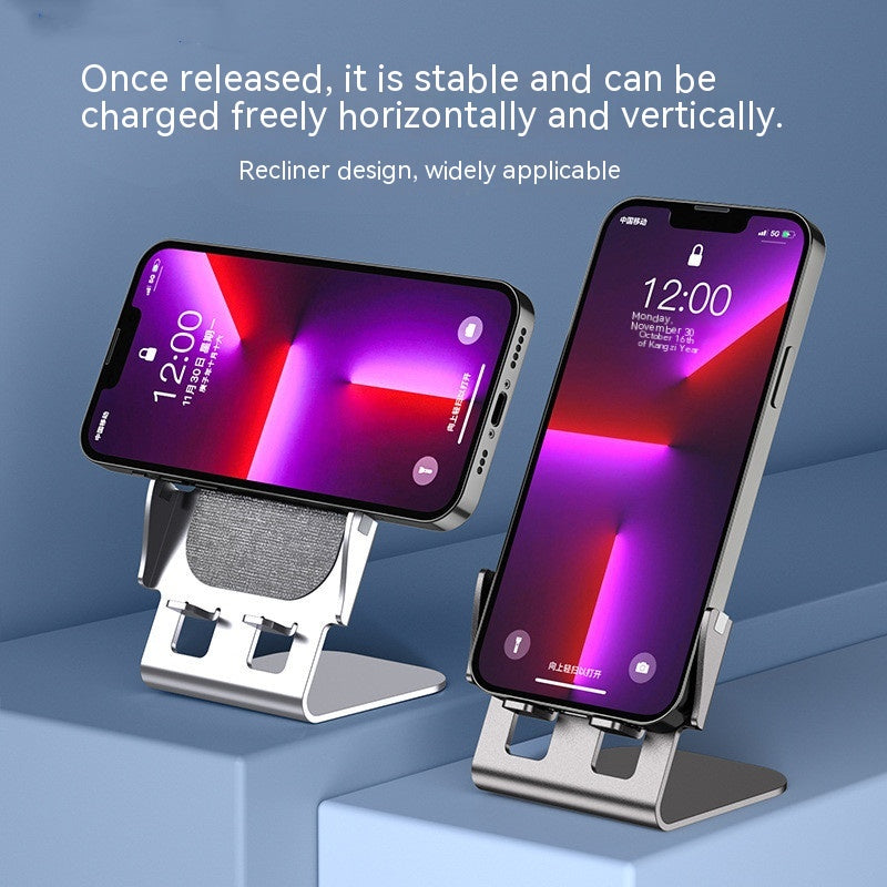 Fast Charging Metal Mobile Desktop Stand with Wireless Charging