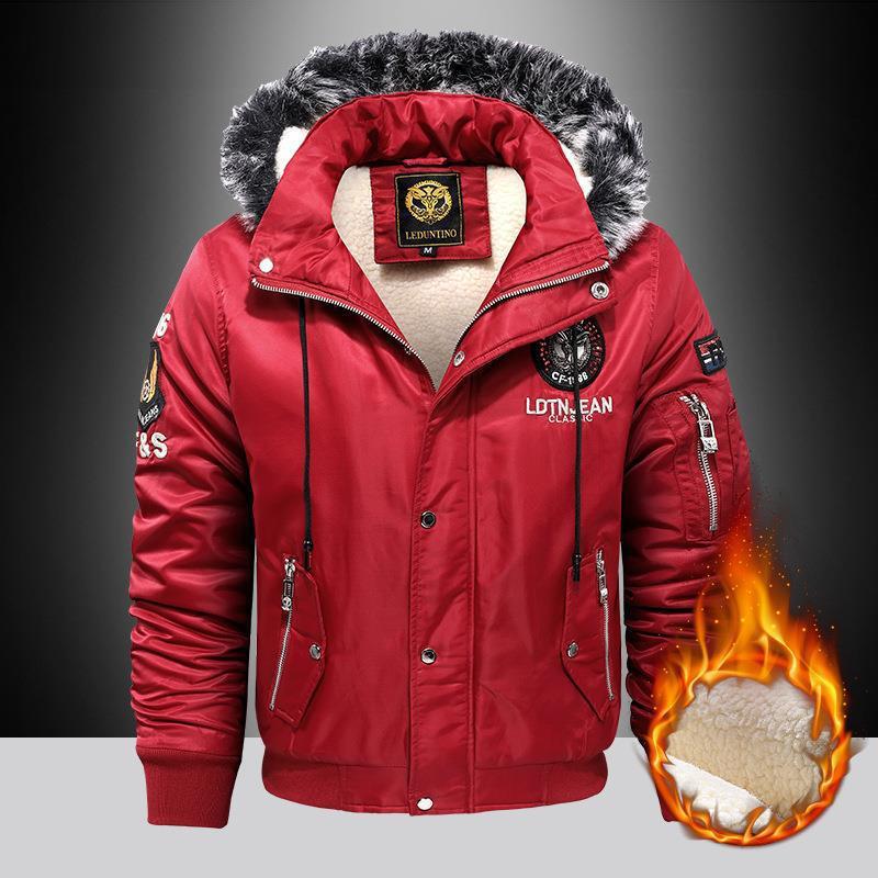 Men's Thick Hooded Casual Jacket