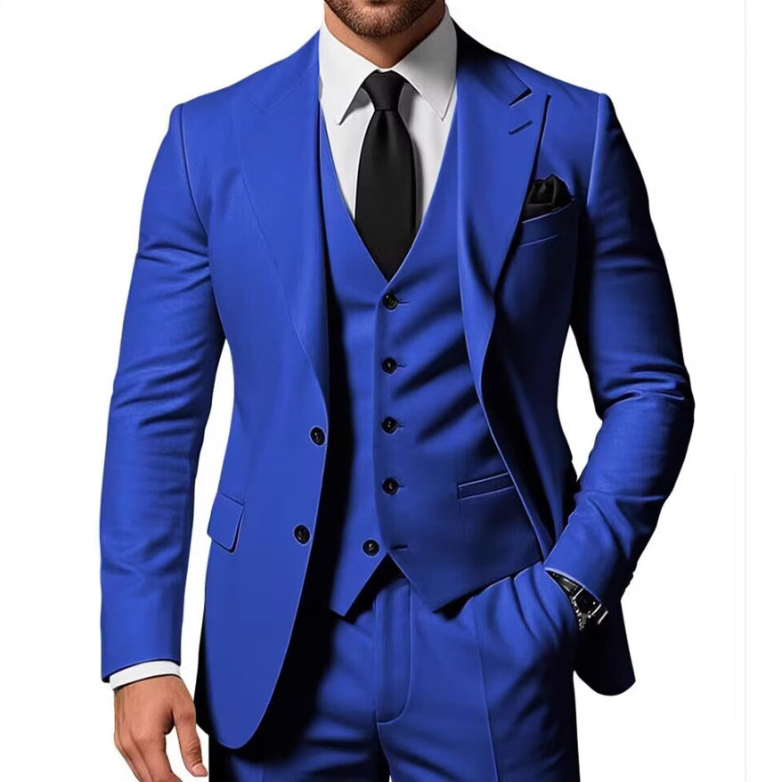 Men’s Three-Piece Business Suit Set