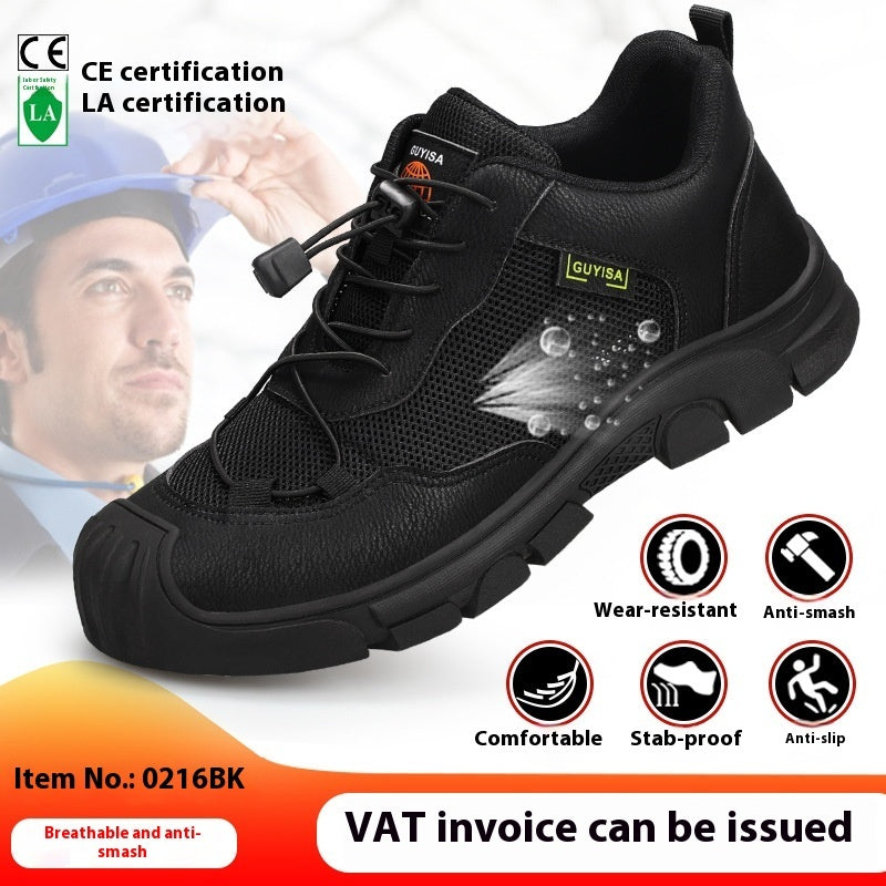Steel Toe Safety Shoes with Soft Soles