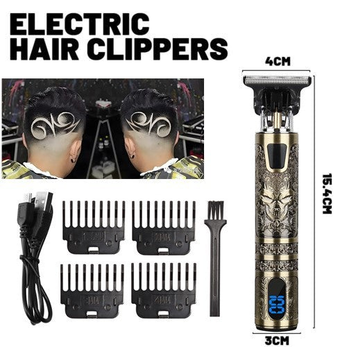 Beard Trimmer Hair Clippers Men's Shaver Cordless Hair Cutting Kit Barber Shaving Machine USB Rechargeable