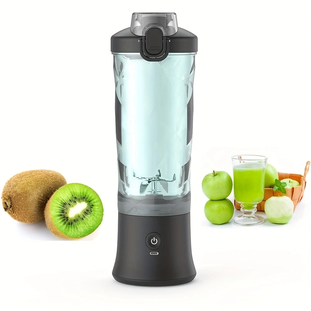 Portable Blender 600ML Electric Juicer – USB Rechargeable Smoothie Mixer