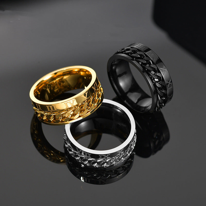 Stainless Steel Men's Ring