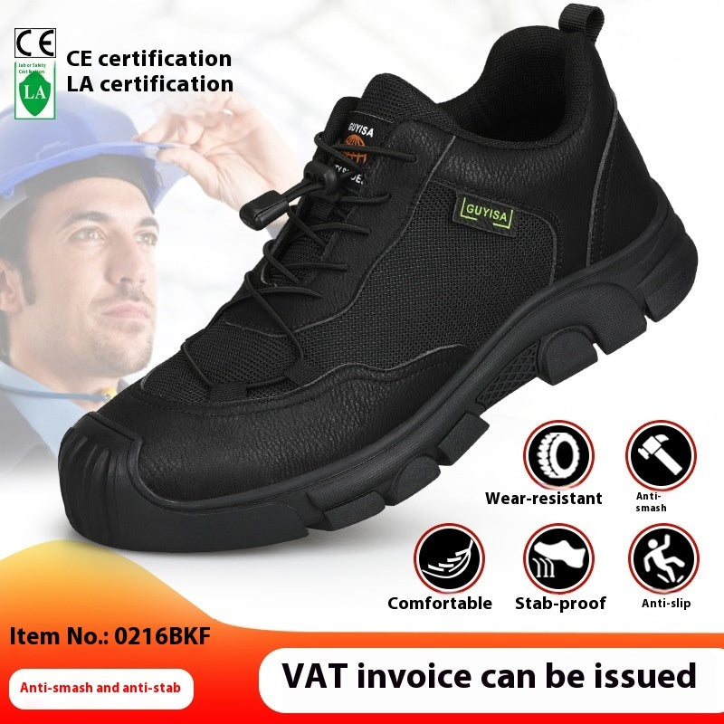 Steel Toe Safety Shoes with Soft Soles