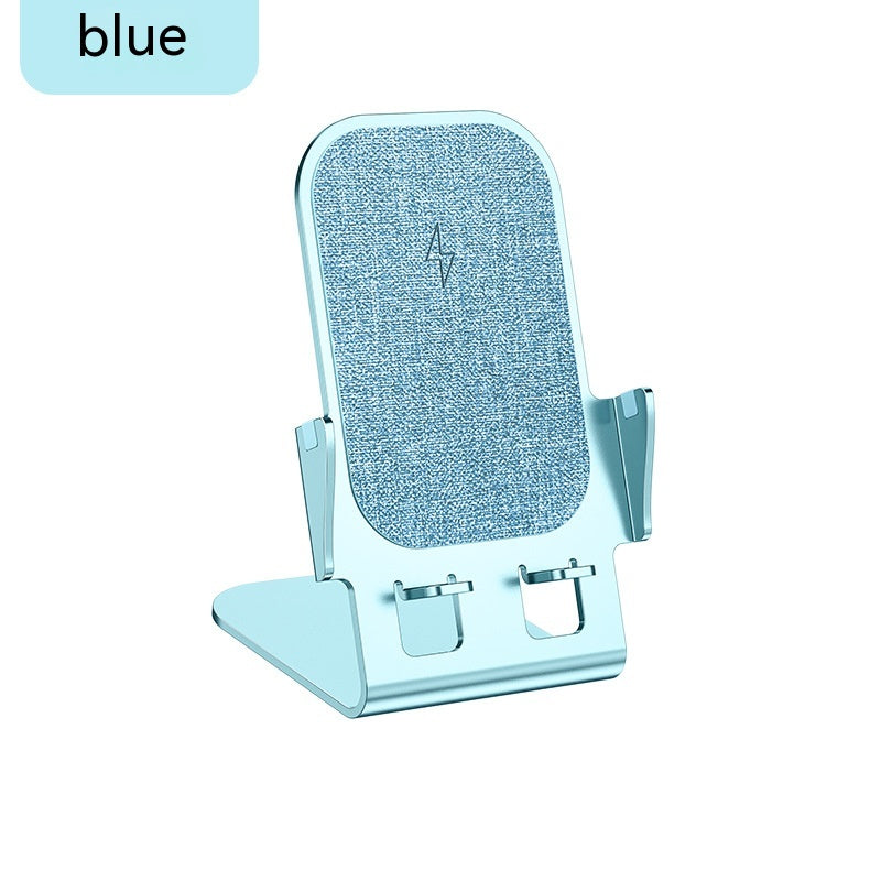 Fast Charging Metal Mobile Desktop Stand with Wireless Charging