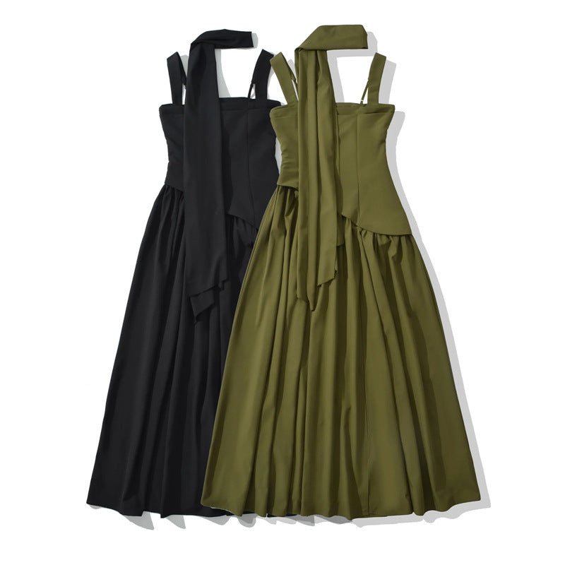Fashionable And Minimalist Women's Sleeveless Maxi Dress