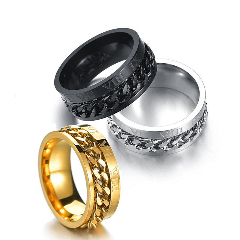 Stainless Steel Men's Ring