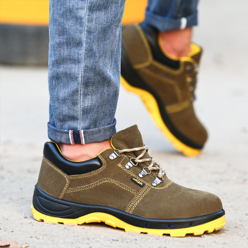 Unisex Comfortable Lightweight Safety Shoes – Anti-Smash Steel Toe Work Shoes