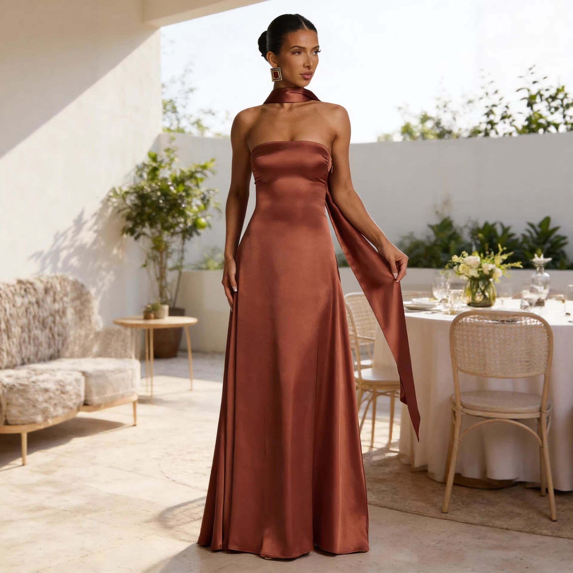 Women's Sleeveless Maxi Dress
