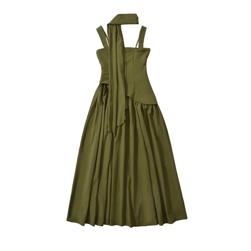 Fashionable And Minimalist Women's Sleeveless Maxi Dress