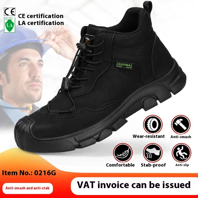 Steel Toe Safety Shoes with Soft Soles