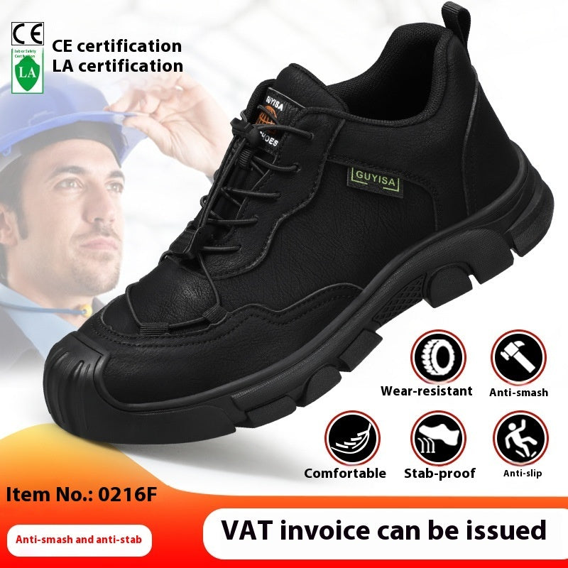 Steel Toe Safety Shoes with Soft Soles