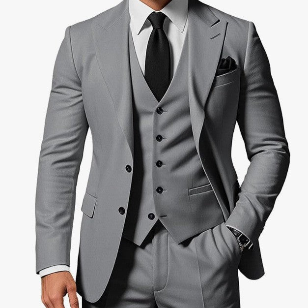 Men’s Three-Piece Business Suit Set