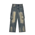 Men's Fashion Pocket Denim Jeans