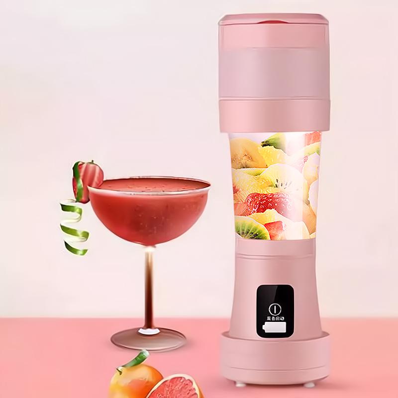 450ML Mini Portable Blender Mixer – USB Rechargeable Smoothie Juicer