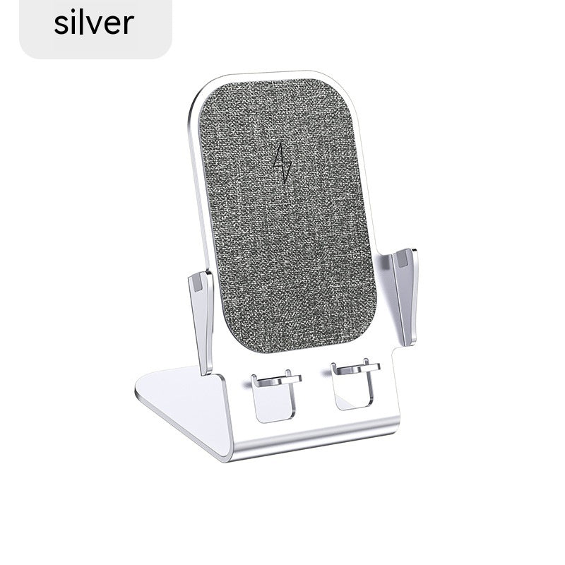 Fast Charging Metal Mobile Desktop Stand with Wireless Charging