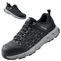 Steel Toe Shoes For Men – Lightweight Breathable Safety Work Sneakers (US Size 11)