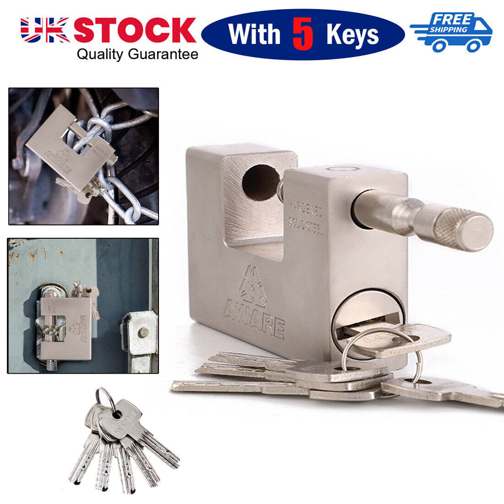 Heavy Duty 94mm Warehouse &amp; Container Padlock with 5 Keys