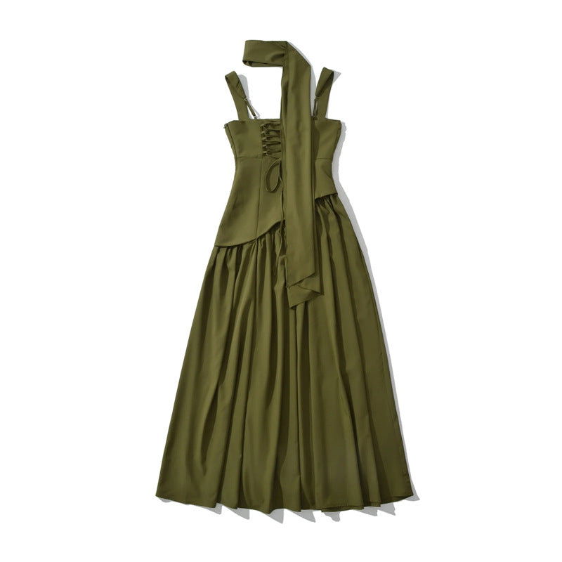 Fashionable And Minimalist Women's Sleeveless Maxi Dress