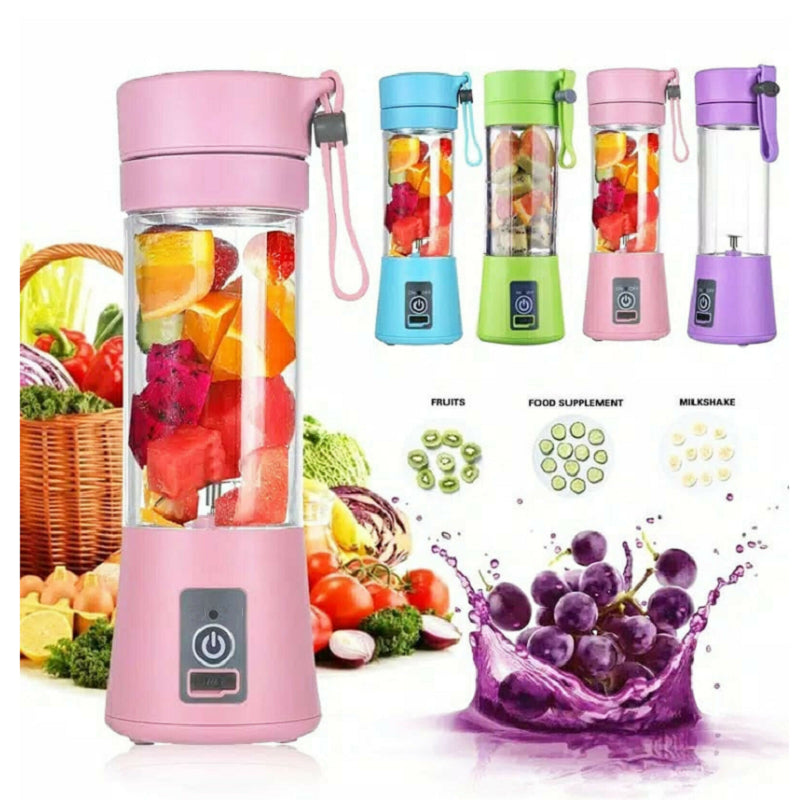 Portable Blender with USB Rechargeable Mini Fruit Juice Mixer