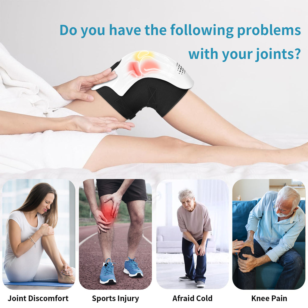 Intelligent Rechargeable Knee Massager with Heating & Vibration