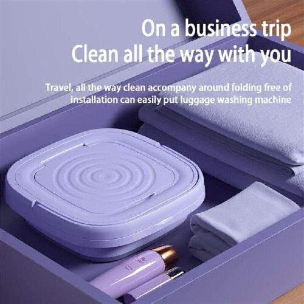 8L Portable Washing Machine Mini Washer Foldable Washer And Spin Dryer Travel UK