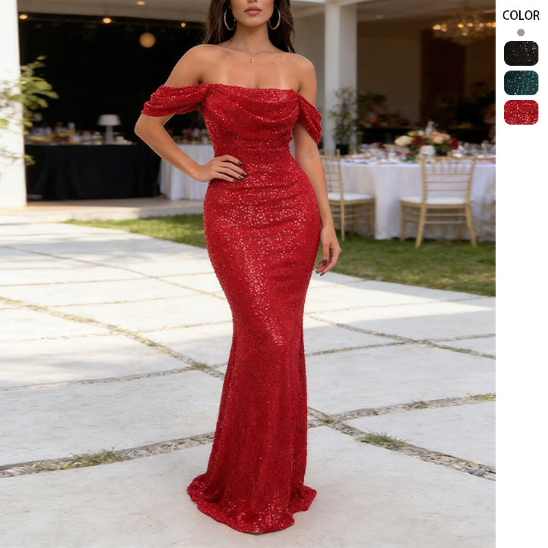 Elegant High Waist Sleeveless Long Dress